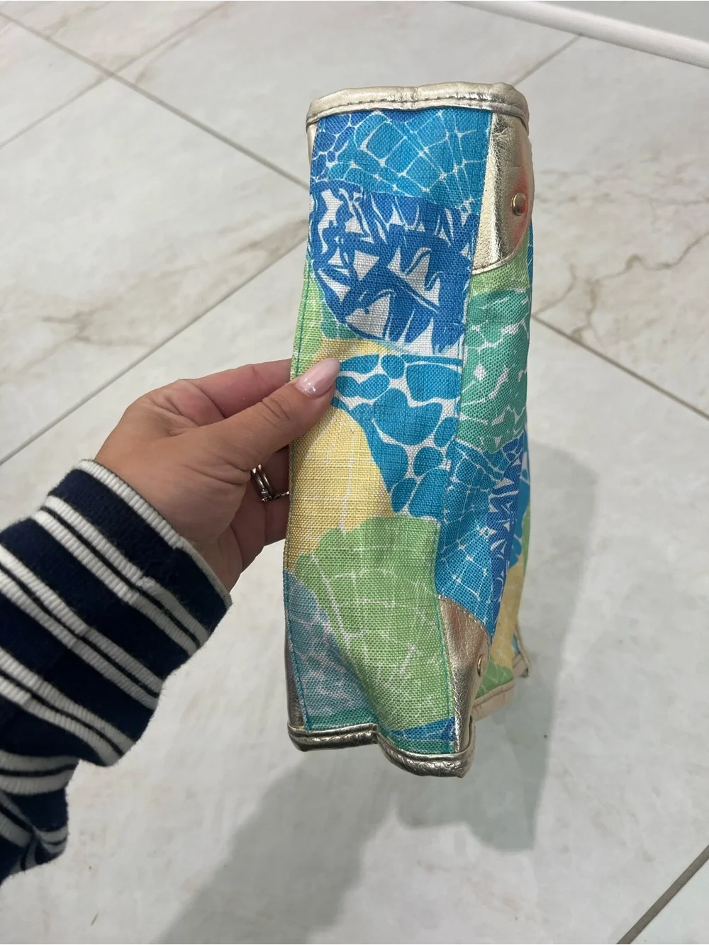 Lily Pulitzer Estée Lauder Floral Makeup Bag